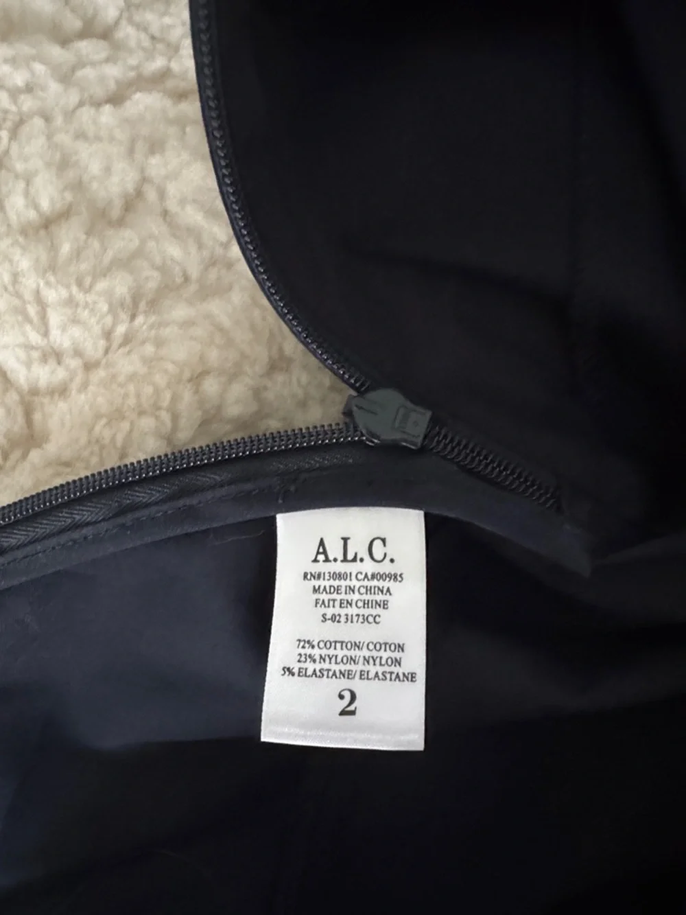 A.L.C. 2 Navy A-Line Midi Skirt with Flared Panels - Picture 4 of 5